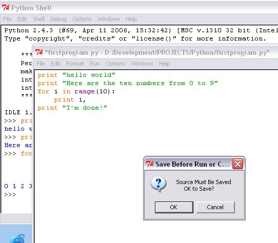 윈도우에 제공되는 기본 IDLE · Python